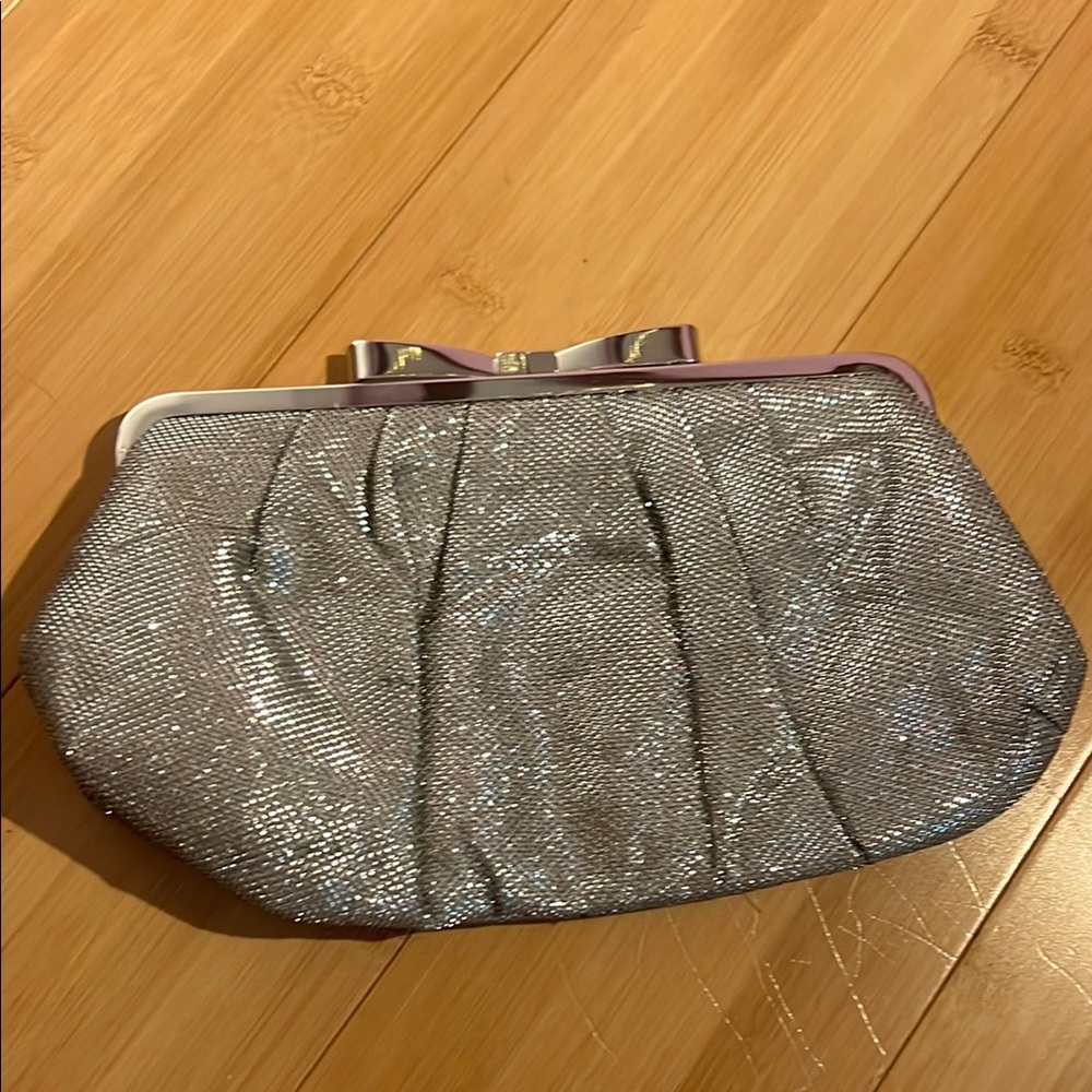 Elegant Silver Clutch Bag